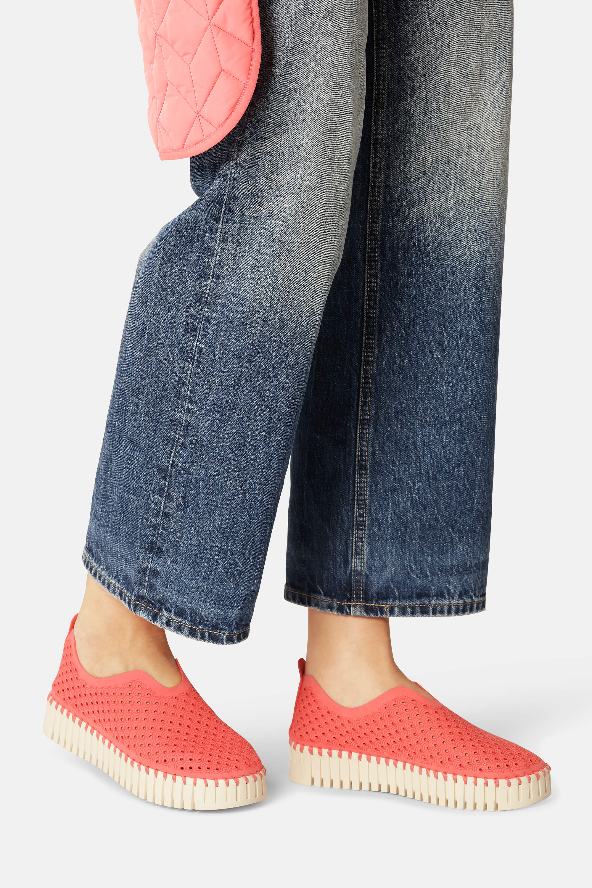 Tulip Zapatos Planos con Plataforma - Raspberry